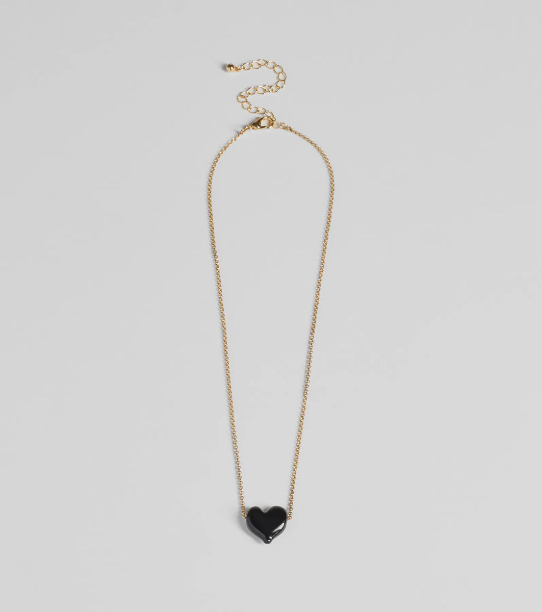 Yours Truly Heart Pendant Necklace