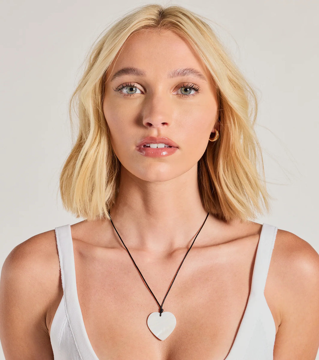 Loving Heart Shell Necklace