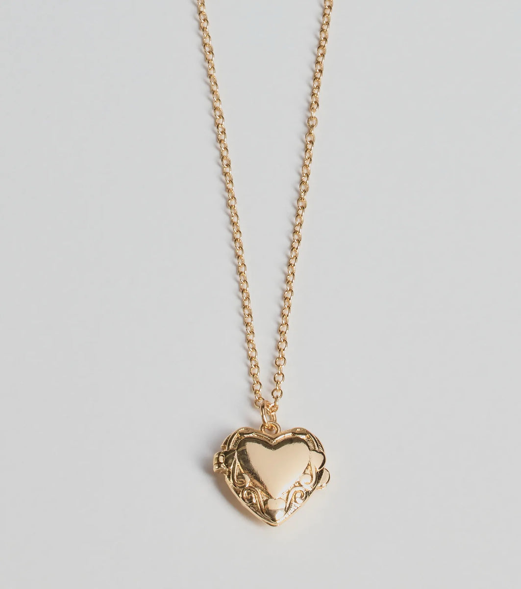 Cross My Heart Pendant Necklace