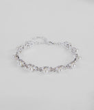 Chic Elegance Rhinestone And Pearl Dainty Bracelet