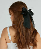 Sweet Look Faux Pearl Hair Bow Barrette