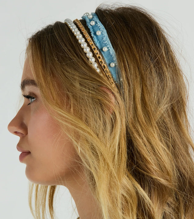 Blissfully Cute Three Piece Headband Set