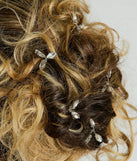 Glittery Addition Rhinestone Hair Pins