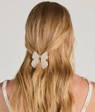 Charming Hour Faux Pearl Bow Hair Clip