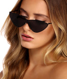 Edgy Cat Eye Sunglasses