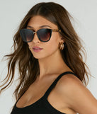 All-Day Slay Oversized Cat-Eye Sunglasses