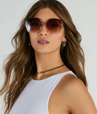 Sleek Factor Oversized Square-Shaped Sunglasses