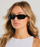 Classic Trendsetter Rectangle Sunglasses