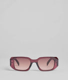 New Level Rectangle Sunglasses