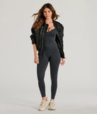 Leisure Love Seamless Acid Wash Catsuit