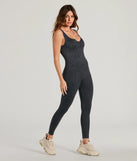 Leisure Love Seamless Acid Wash Catsuit