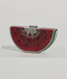 Taste Like Summer Rhinestone Watermelon Clutch Bag