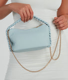 Perfect Impression Braided Handle Crossbody Bag