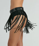 In Love With Country Heart Fringe Belt