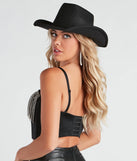 Cowgirl Cutie Faux Wool Hat