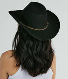 Rodeo-Ready Chain-Trim Cowboy Hat