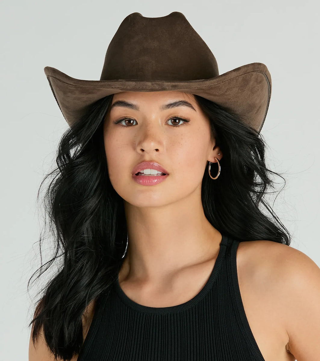 Cowgirl Cutie Faux Wool Hat