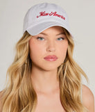 Miss America Baseball Cap