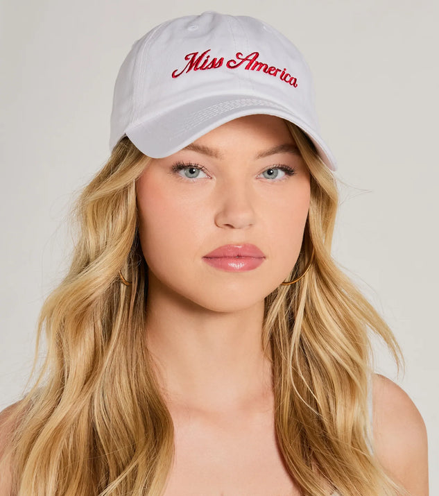 Miss America Baseball Cap