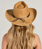 Nice Gal Beaded Straw Cowboy Hat