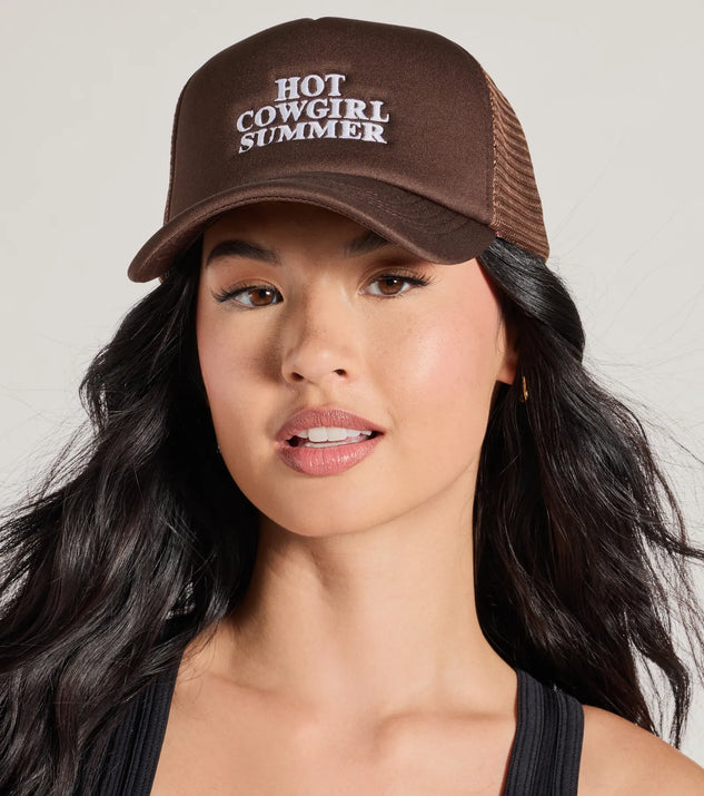 Hot Cowgirl Summer Trucker Hat