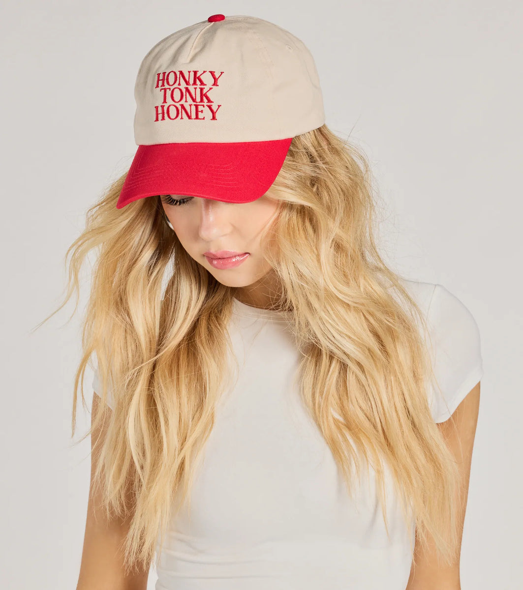 Honky Tonk Honey Two-Tone Baseball Cap