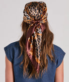 Sassy Chic Leopard Rope Satin Scarf