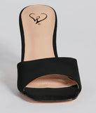 Desires Of The Heart Heel Nubuck Mules