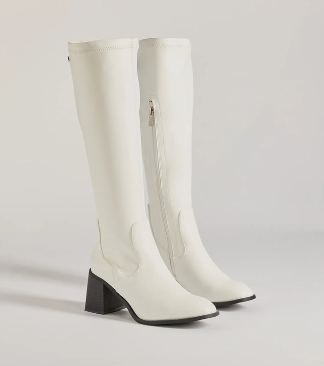 Under the knee boots hotsell