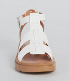 Next Level Gladiator Flat Platform Sandals