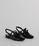 The Everyday Sling Back Patent Leather Flats