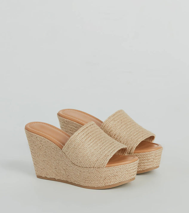 Sunshine Chic Espadrille Wedges