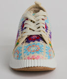 Flower Child Crochet Platform Sneakers