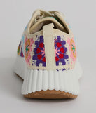 Flower Child Crochet Platform Sneakers