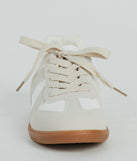 Casual Stand Out Faux Leather Suede Sneakers