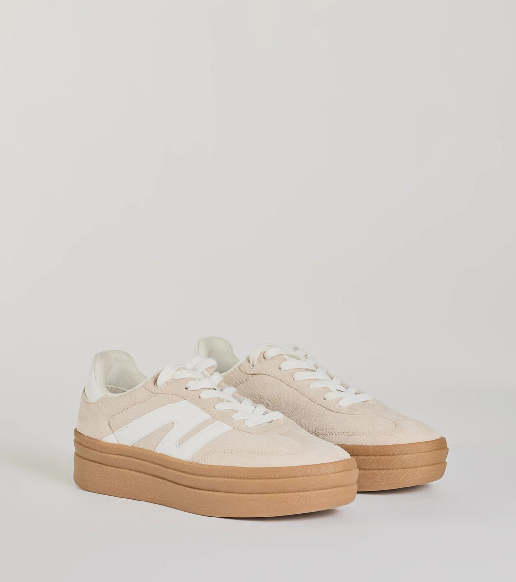 Instant Fave Faux Suede Platform Sneakers