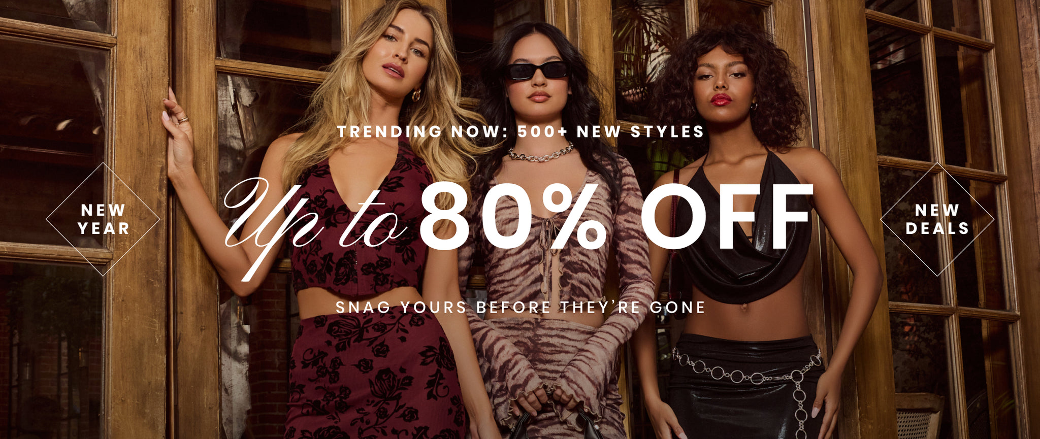 Snag trending styles up to 80% off now!  Shop all sale with 500 plus new styles before they are gone.