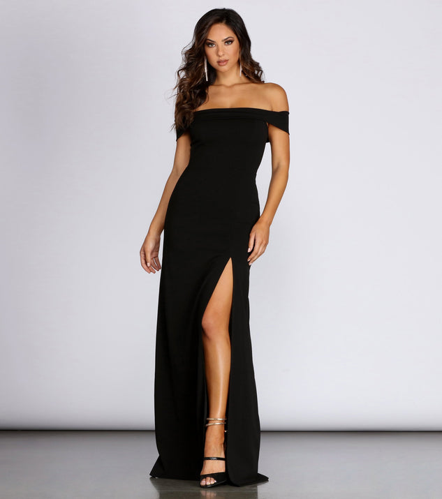 Lelia Formal High Slit Dress & Windsor