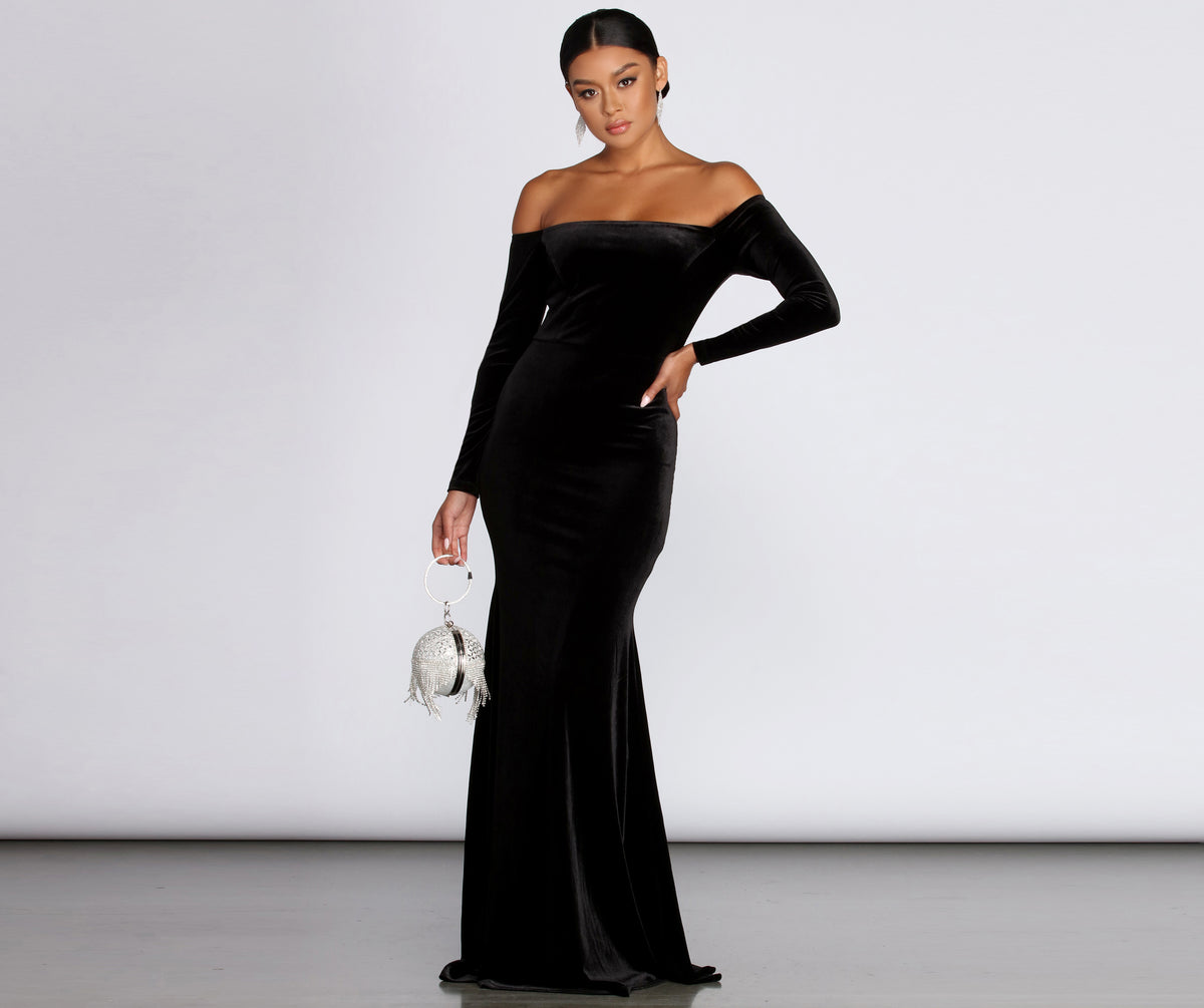 Ida Velvet Formal Gown