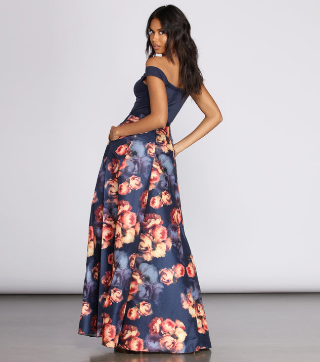 Tatianna Floral Gown & Windsor