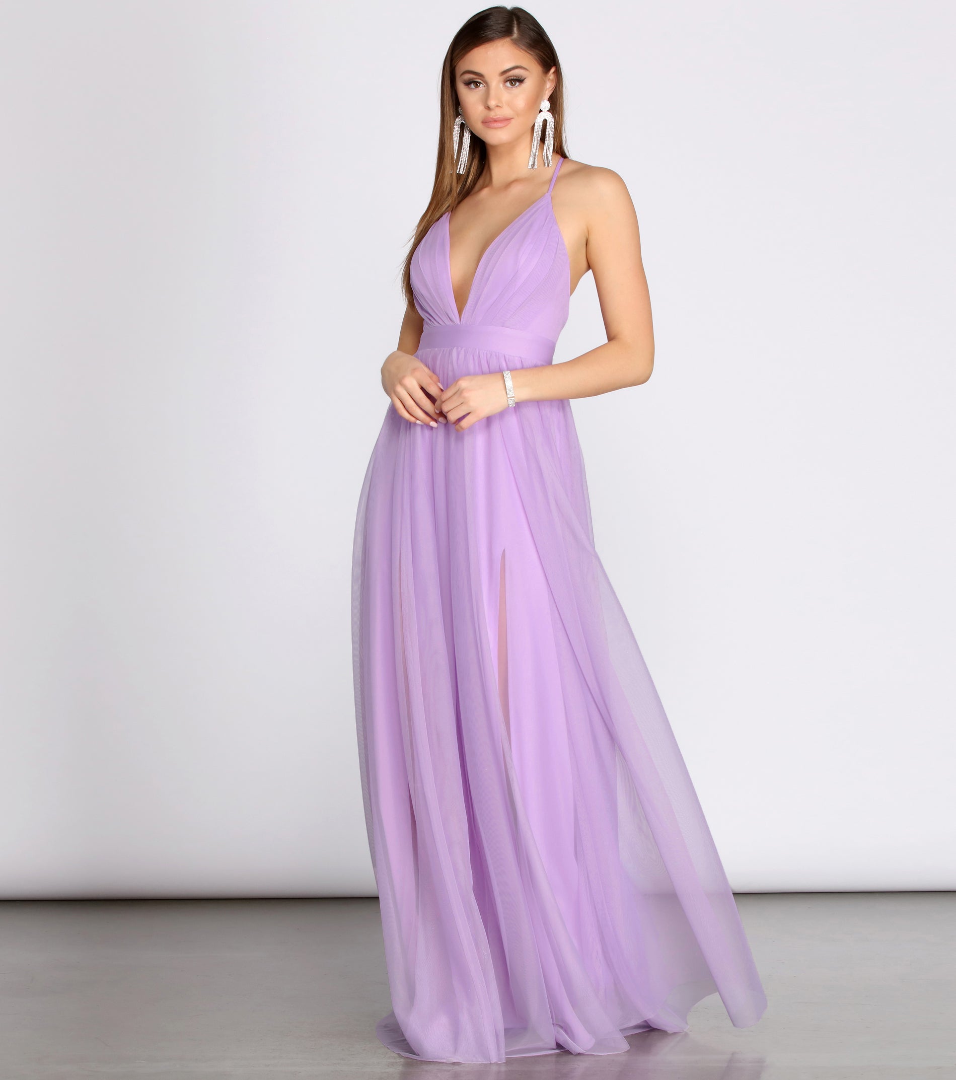 Jodi Tulle A-Line Dress & Windsor