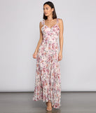 Ava Formal Floral Pleated Dress creates the perfect summer wedding guest dress or cocktail party dresss with stylish details in the latest trends for 2023!