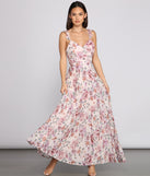 Ava Formal Floral Pleated Dress creates the perfect summer wedding guest dress or cocktail party dresss with stylish details in the latest trends for 2023!