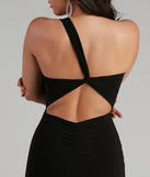 Leilani Formal One-Shoulder Open Back Dress creates the perfect summer wedding guest dress or cocktail party dresss with stylish details in the latest trends for 2023!