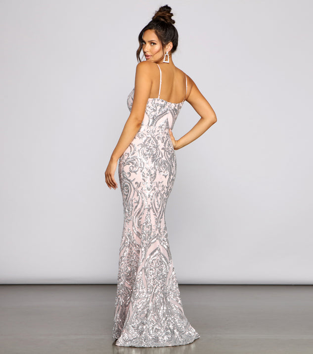 Cordelia Formal Sequin A-Line Dress & Windsor