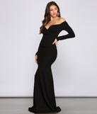 Renata Formal Off The Shoulder Mermaid creates the perfect summer wedding guest dress or cocktail party dresss with stylish details in the latest trends for 2023!