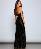 Lydia Sequin Scroll Mermaid Dress creates the perfect summer wedding guest dress or cocktail party dresss with stylish details in the latest trends for 2023!