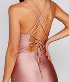 Summer Formal Lace-Up Mermaid Dress is a stunning choice for a bridesmaid dress or maid of honor dress, and to feel beautiful at Prom 2023, spring weddings, formals, & military balls!