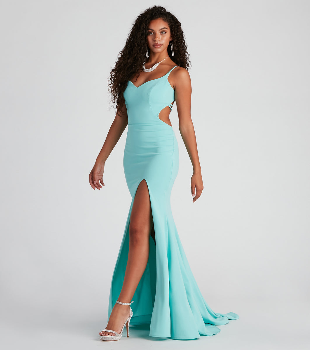 Maves Formal High Slit Mermaid Dress & Windsor