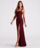 Birgitta Formal Crepe Lace-Up Long Dress is a gorgeous pick as your 2024 prom dress or formal gown for wedding guests, spring bridesmaids, or army ball attire!